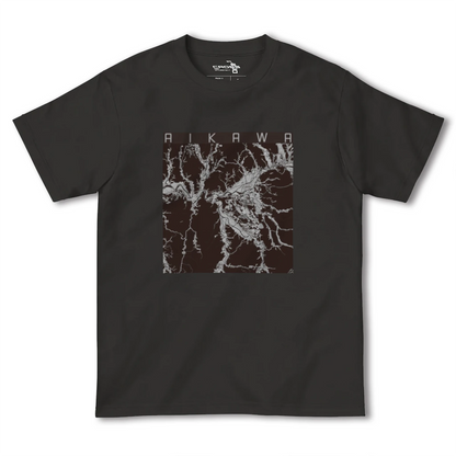 【合川（秋田県）】地図柄ヘビーウェイトTシャツ