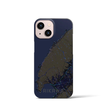 【相川（新潟県）】地図柄iPhoneケース（バックカバータイプ）