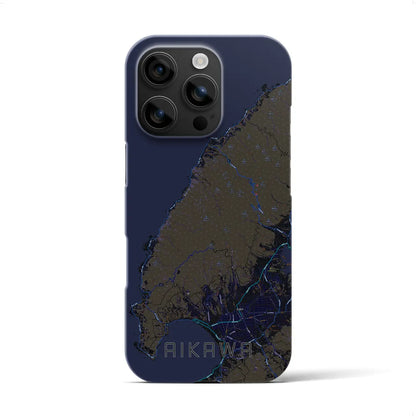 【相川（新潟県）】地図柄iPhoneケース（バックカバータイプ）