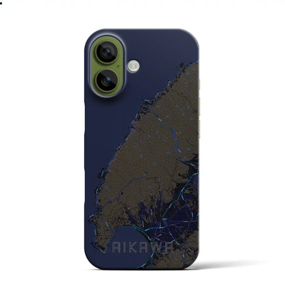 【相川（新潟県）】地図柄iPhoneケース（バックカバータイプ）