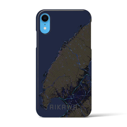 【相川（新潟県）】地図柄iPhoneケース（バックカバータイプ）