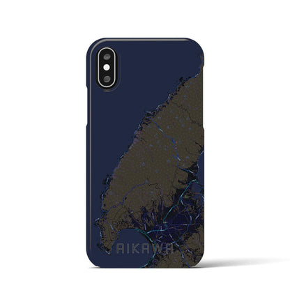 【相川（新潟県）】地図柄iPhoneケース（バックカバータイプ）