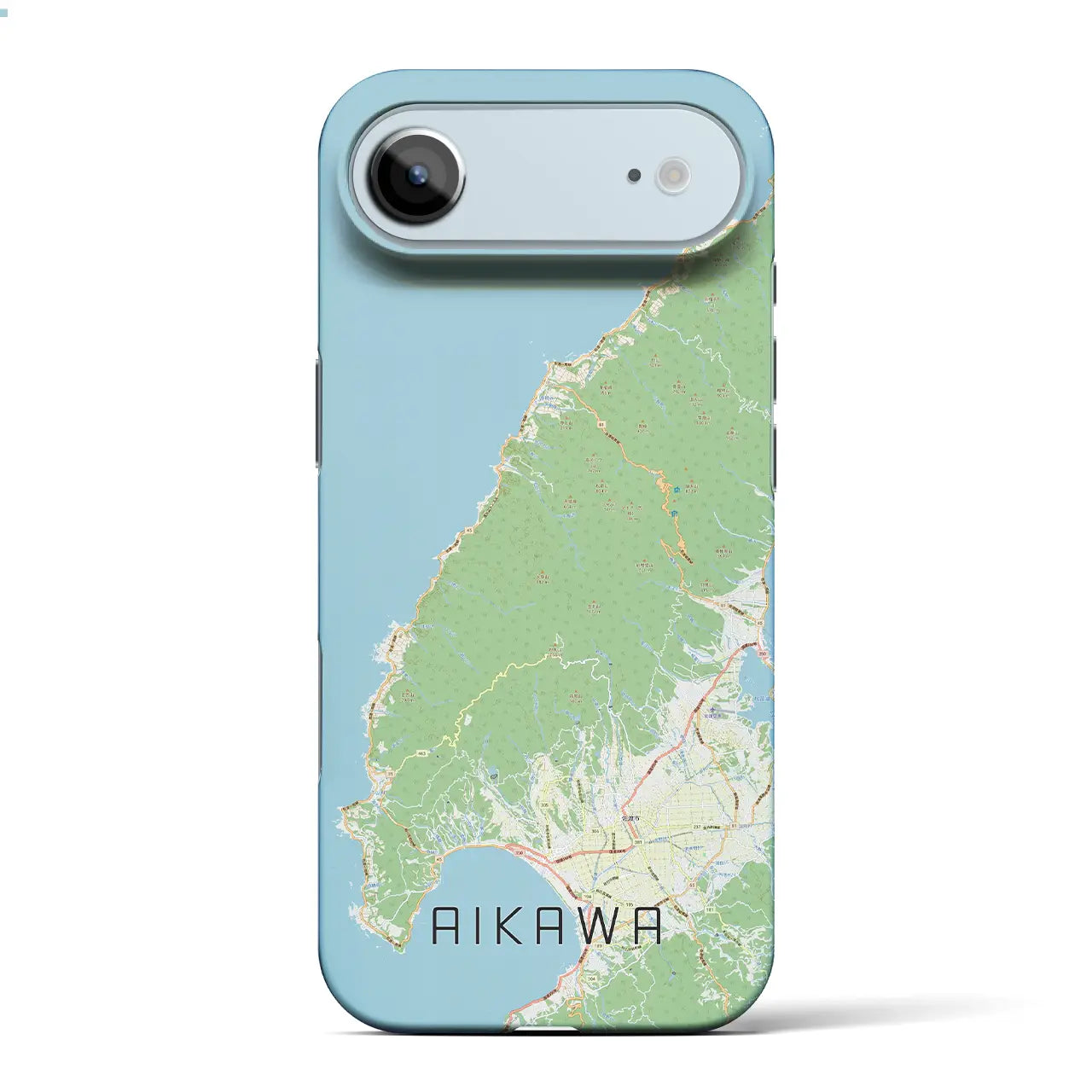 【相川（新潟県）】地図柄iPhoneケース（バックカバータイプ）