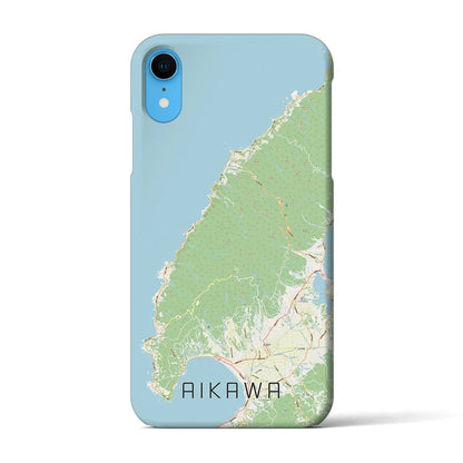 【相川（新潟県）】地図柄iPhoneケース（バックカバータイプ）