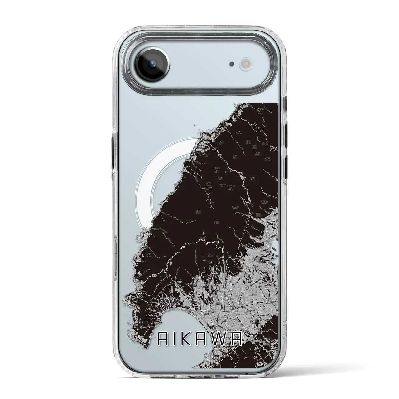 【相川（新潟県）】地図柄iPhoneケース（MagSafeタイプ）