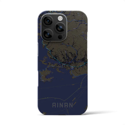 【愛南（愛媛県）】地図柄iPhoneケース（バックカバータイプ）