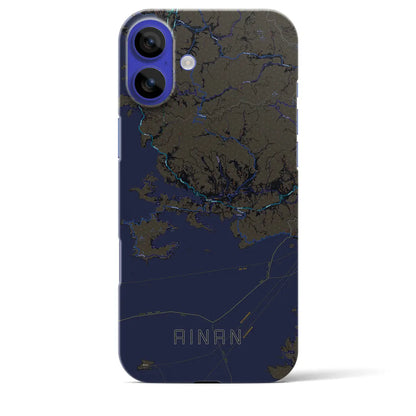 【愛南（愛媛県）】地図柄iPhoneケース（バックカバータイプ）