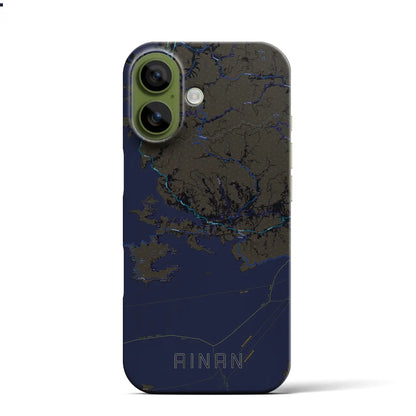 【愛南（愛媛県）】地図柄iPhoneケース（バックカバータイプ）