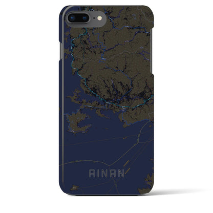 【愛南（愛媛県）】地図柄iPhoneケース（バックカバータイプ）