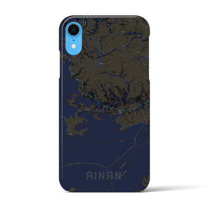 【愛南（愛媛県）】地図柄iPhoneケース（バックカバータイプ）