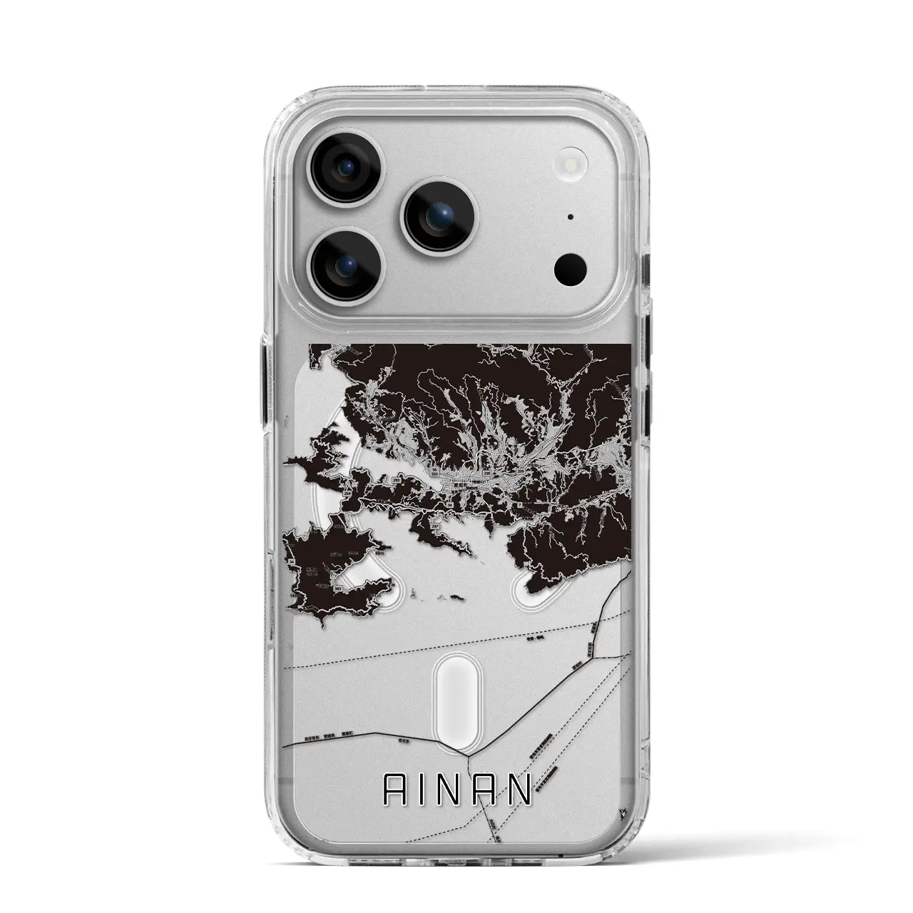 【愛南（愛媛県）】地図柄iPhoneケース（MagSafeタイプ）