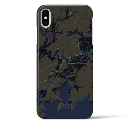 【相生（兵庫県）】地図柄iPhoneケース（バックカバータイプ）