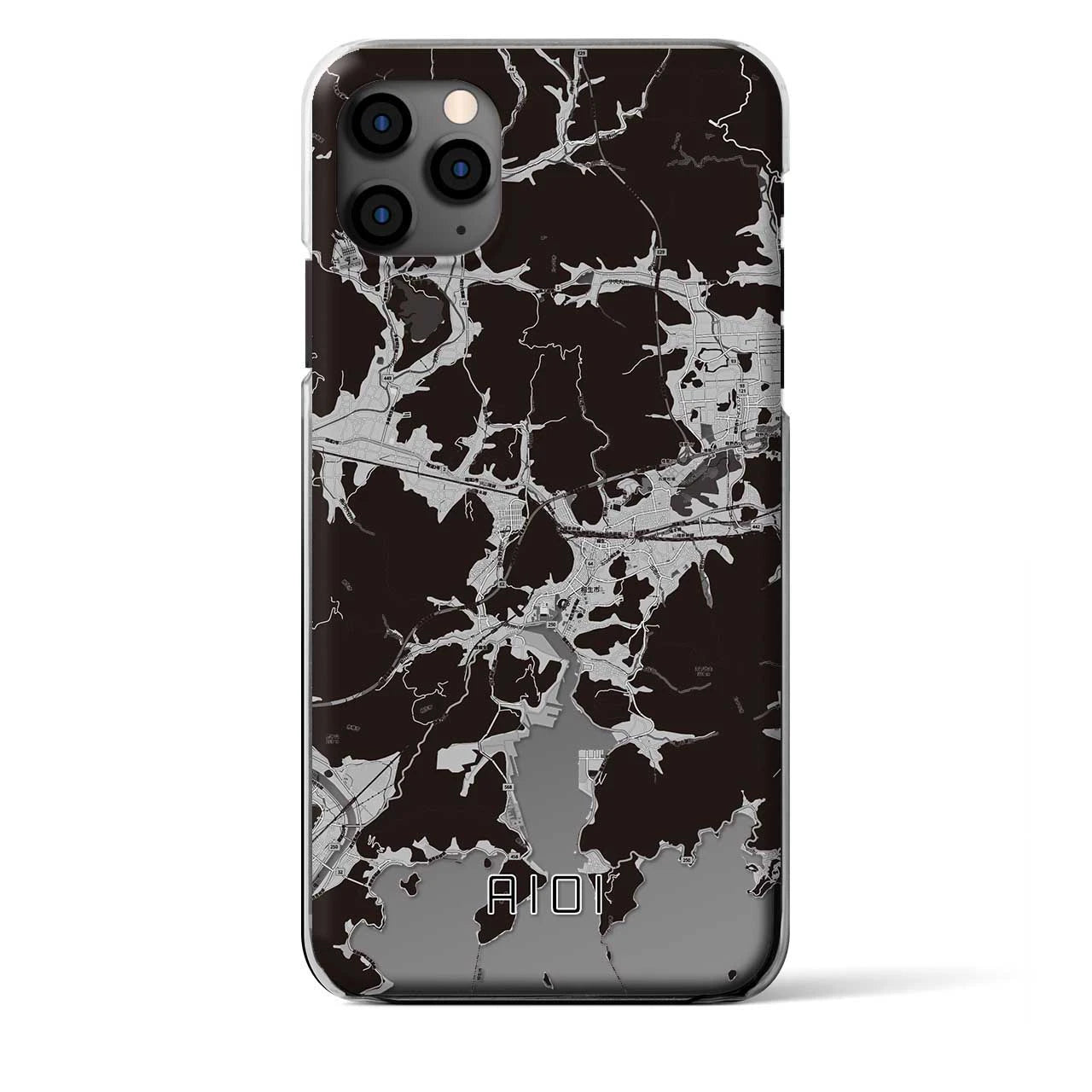 【相生（兵庫県）】地図柄iPhoneケース（クリアタイプ）