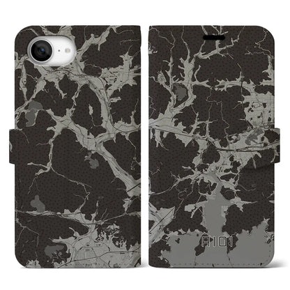 【相生（兵庫県）】地図柄iPhoneケース（手帳タイプ）