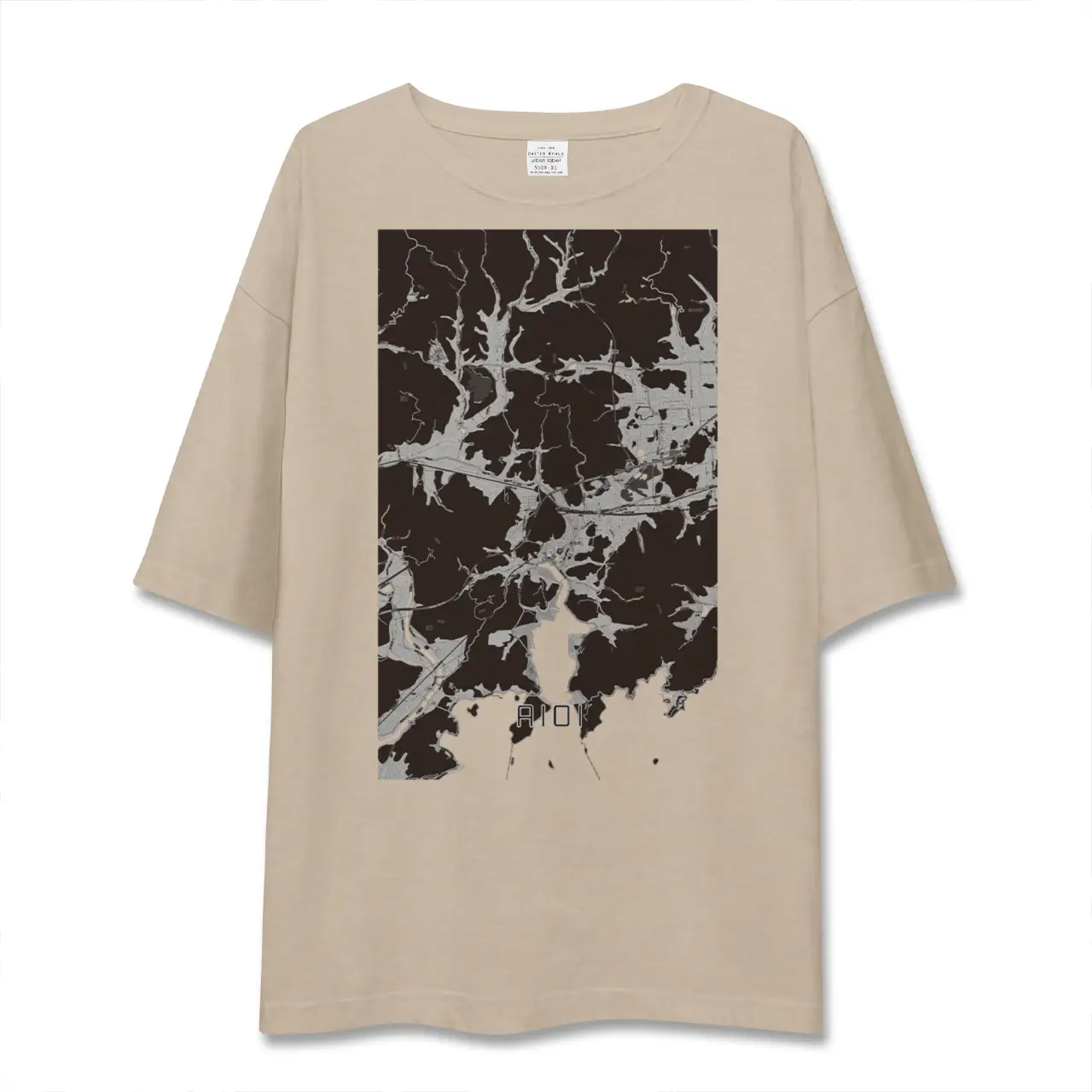 【相生（兵庫県）】地図柄ビッグシルエットTシャツ