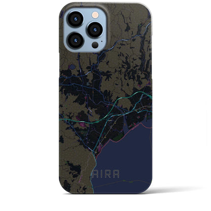 【姶良（鹿児島県）】地図柄iPhoneケース（バックカバータイプ）