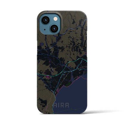 【姶良（鹿児島県）】地図柄iPhoneケース（バックカバータイプ）