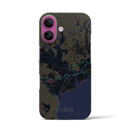 【姶良（鹿児島県）】地図柄iPhoneケース（バックカバータイプ）