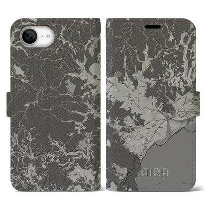 【姶良（鹿児島県）】地図柄iPhoneケース（手帳タイプ）