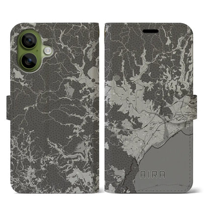 【姶良（鹿児島県）】地図柄iPhoneケース（手帳タイプ）