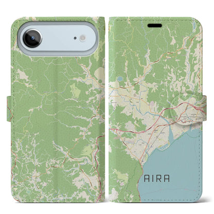 【姶良（鹿児島県）】地図柄iPhoneケース（手帳タイプ）