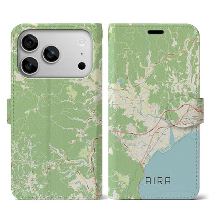 【姶良（鹿児島県）】地図柄iPhoneケース（手帳タイプ）