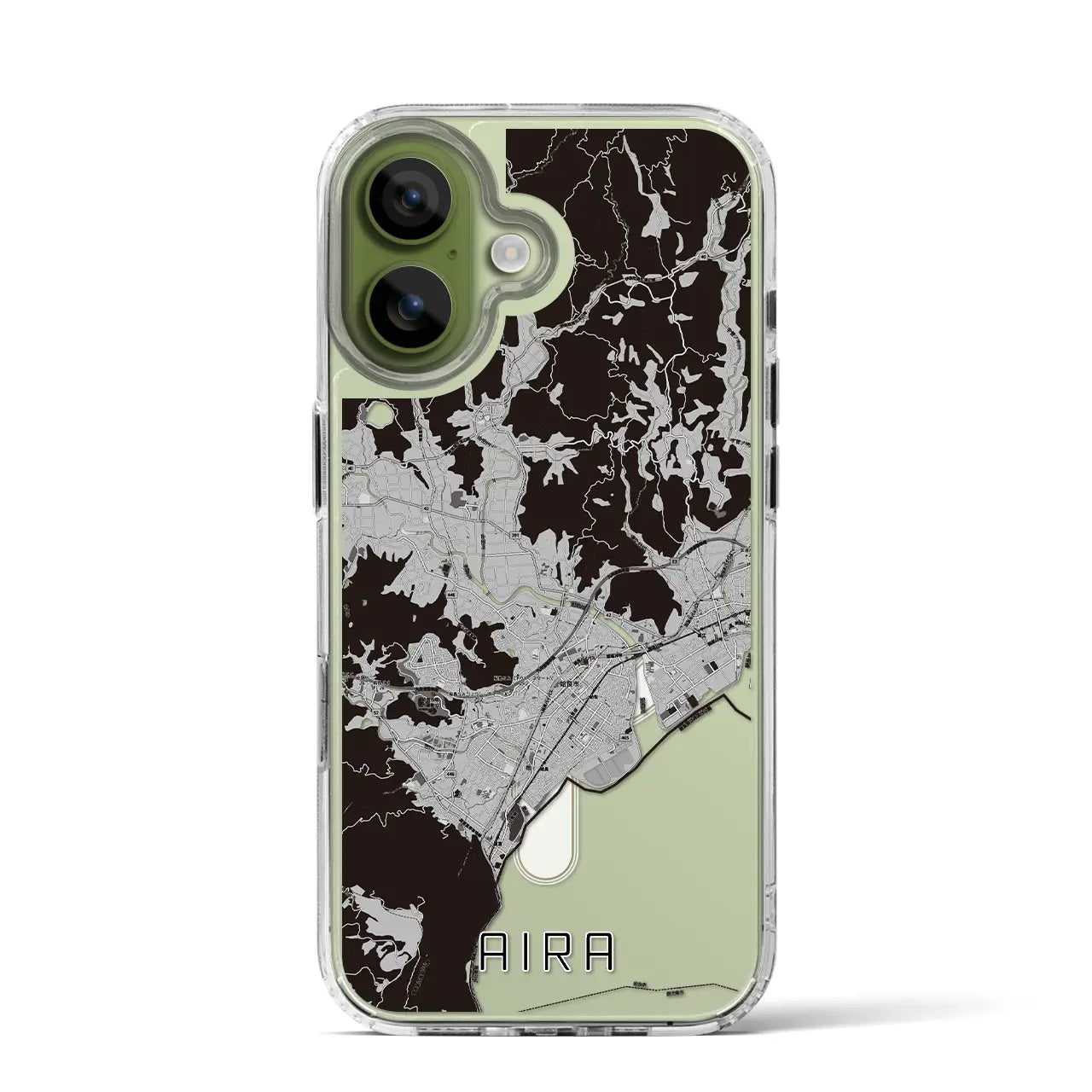 【姶良（鹿児島県）】地図柄iPhoneケース（MagSafeタイプ）