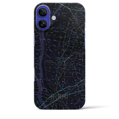 【愛西（愛知県）】地図柄iPhoneケース（バックカバータイプ）