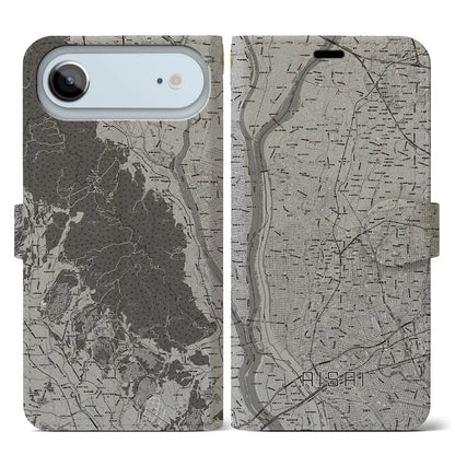 【愛西（愛知県）】地図柄iPhoneケース（手帳タイプ）