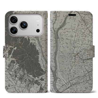 【愛西（愛知県）】地図柄iPhoneケース（手帳タイプ）