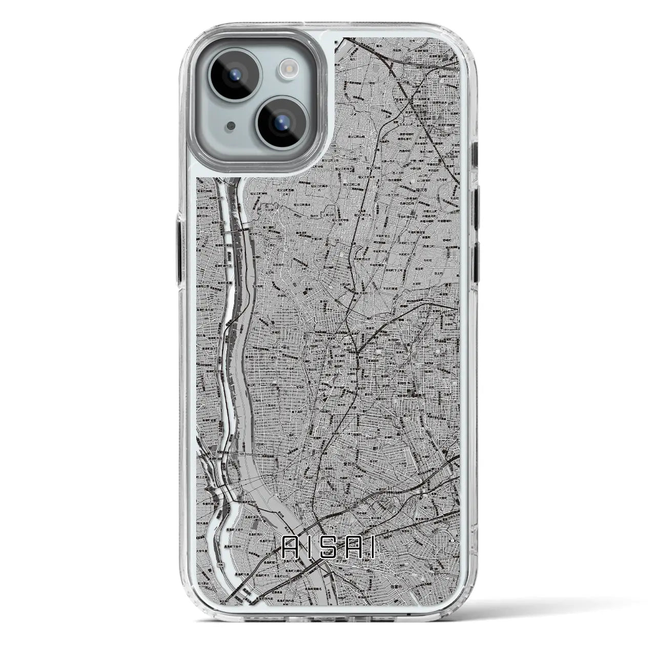 【愛西（愛知県）】地図柄iPhoneケース（MagSafeタイプ）