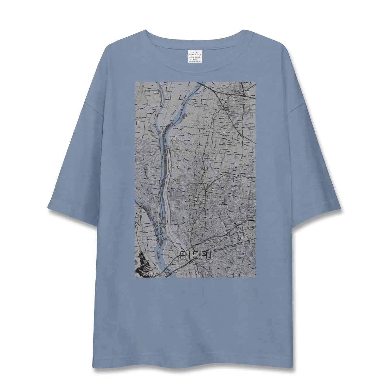【愛西（愛知県）】地図柄ビッグシルエットTシャツ