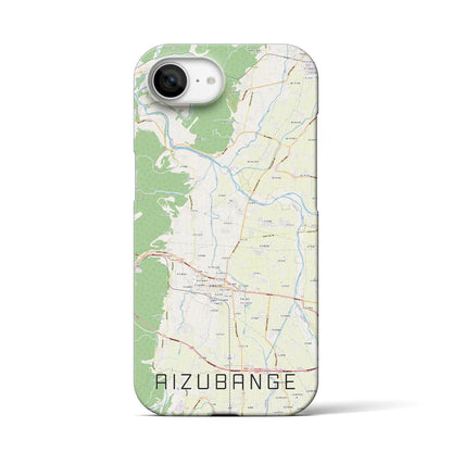 【会津坂下（福島県）】地図柄iPhoneケース（バックカバータイプ）