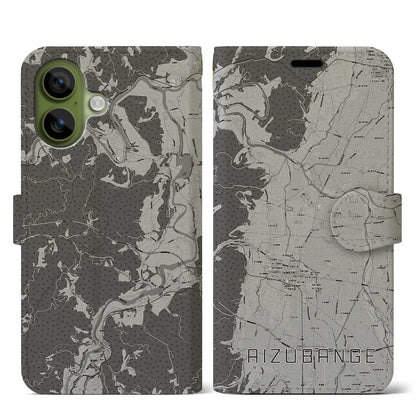 【会津坂下（福島県）】地図柄iPhoneケース（手帳タイプ）