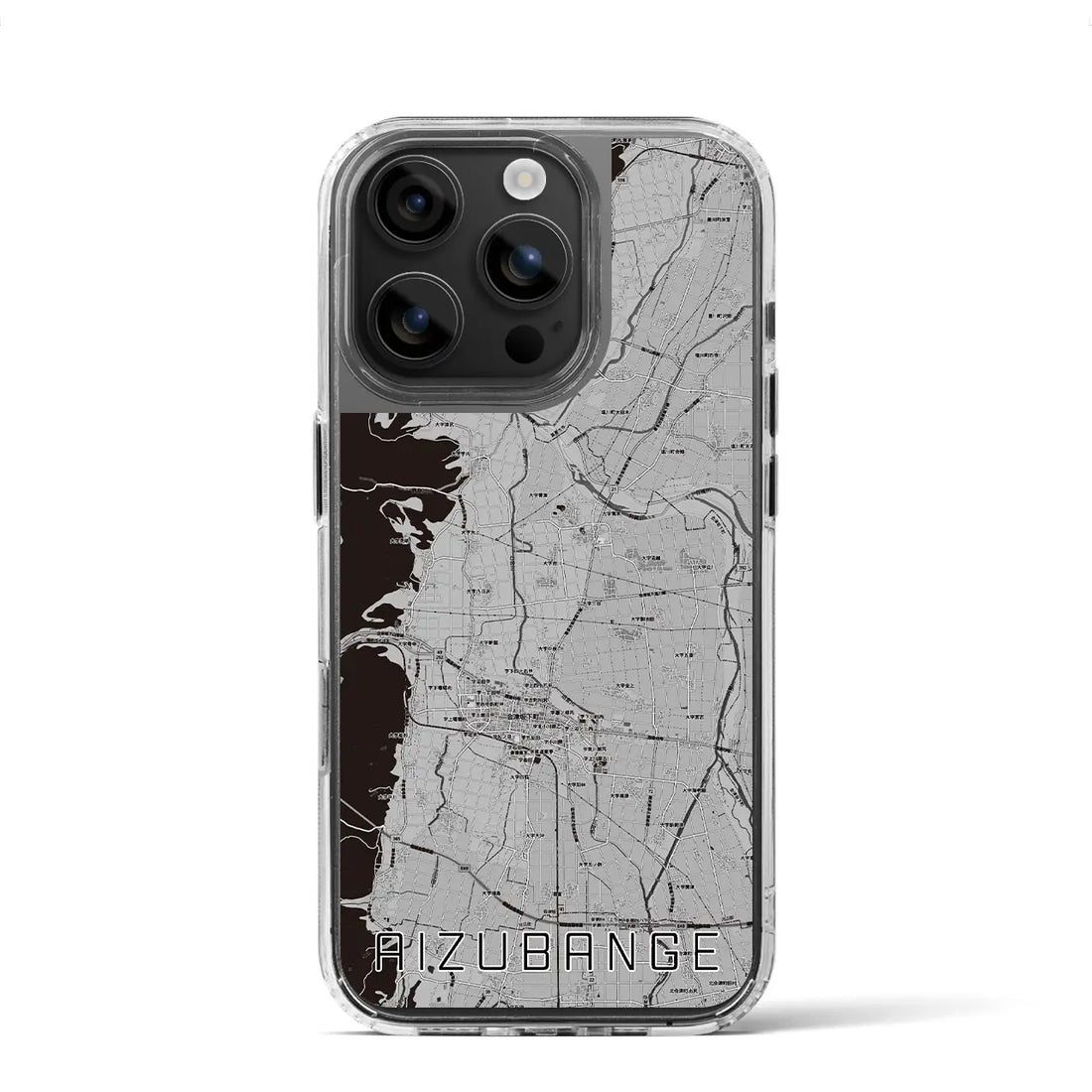 【会津坂下（福島県）】地図柄iPhoneケース（MagSafeタイプ）