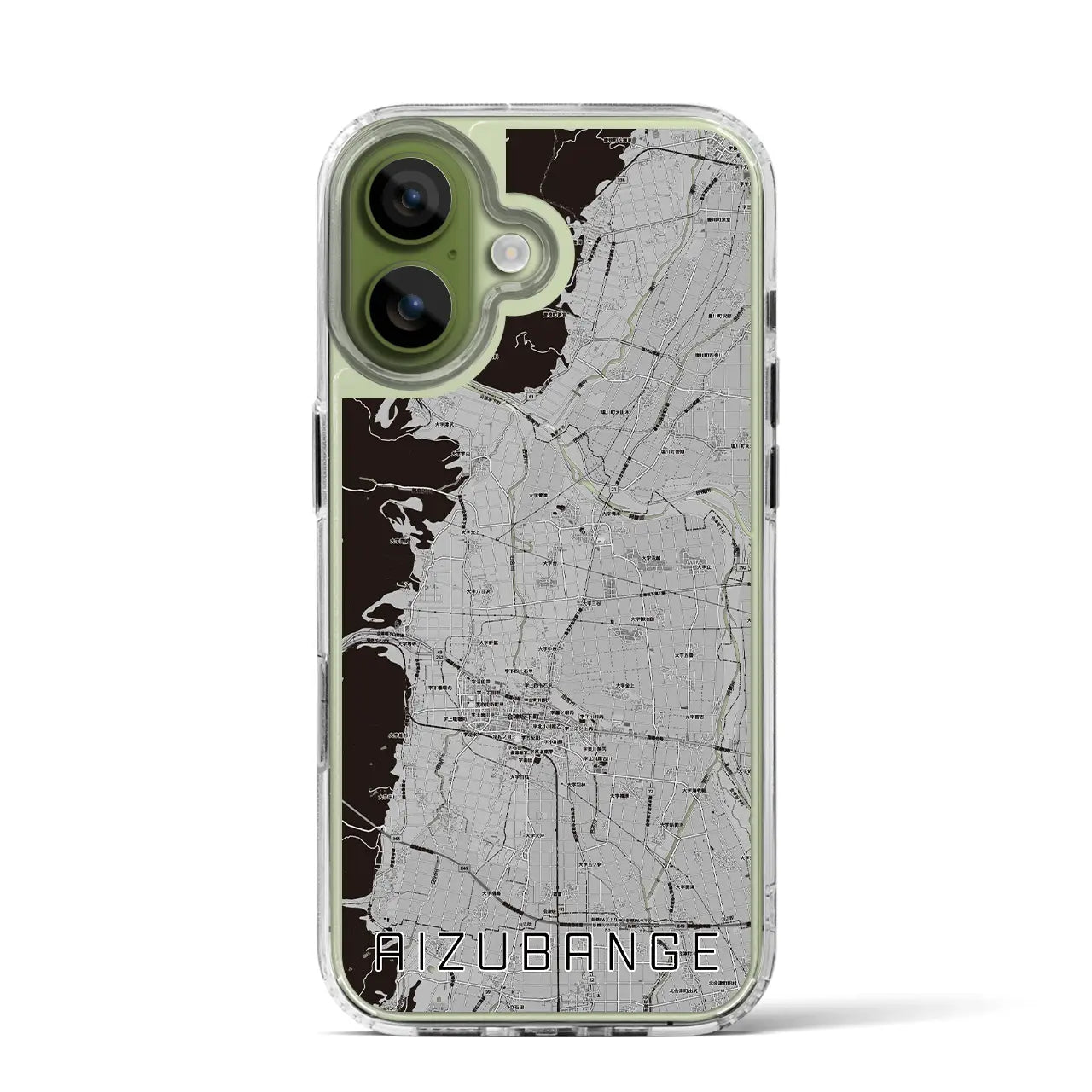 【会津坂下（福島県）】地図柄iPhoneケース（MagSafeタイプ）