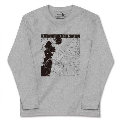 【会津坂下（福島県）】地図柄ロングスリーブTシャツ