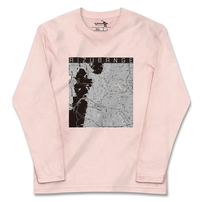 【会津坂下（福島県）】地図柄ロングスリーブTシャツ
