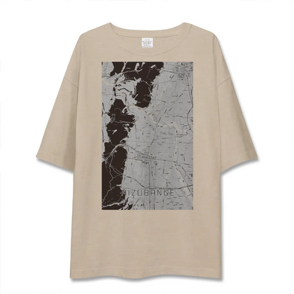【会津坂下（福島県）】地図柄ビッグシルエットTシャツ