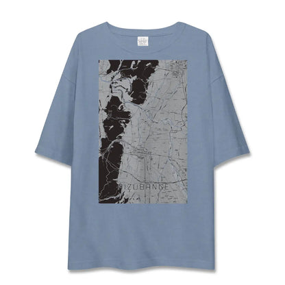 【会津坂下（福島県）】地図柄ビッグシルエットTシャツ