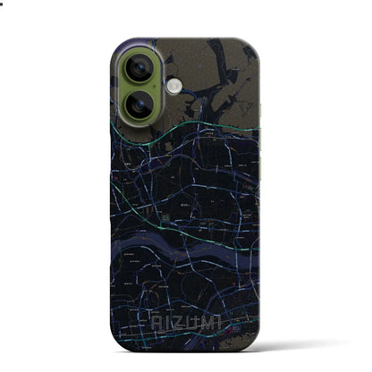 【藍住（徳島県）】地図柄iPhoneケース（バックカバータイプ）