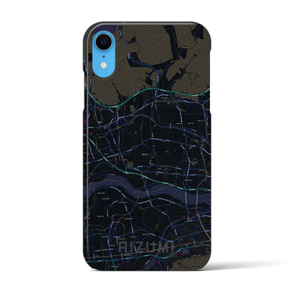 【藍住（徳島県）】地図柄iPhoneケース（バックカバータイプ）