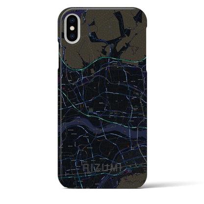 【藍住（徳島県）】地図柄iPhoneケース（バックカバータイプ）