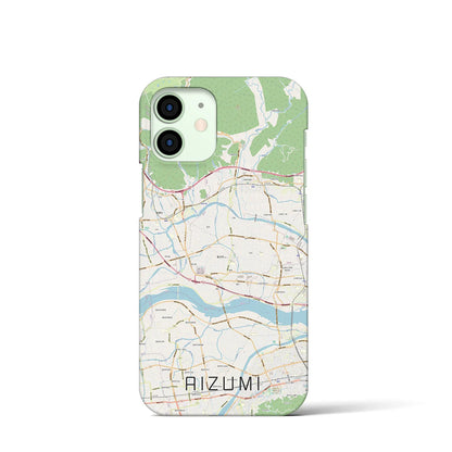 【藍住（徳島県）】地図柄iPhoneケース（バックカバータイプ）