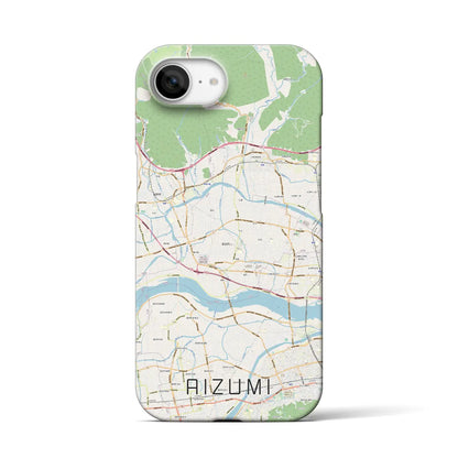 【藍住（徳島県）】地図柄iPhoneケース（バックカバータイプ）