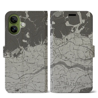 【藍住（徳島県）】地図柄iPhoneケース（手帳タイプ）