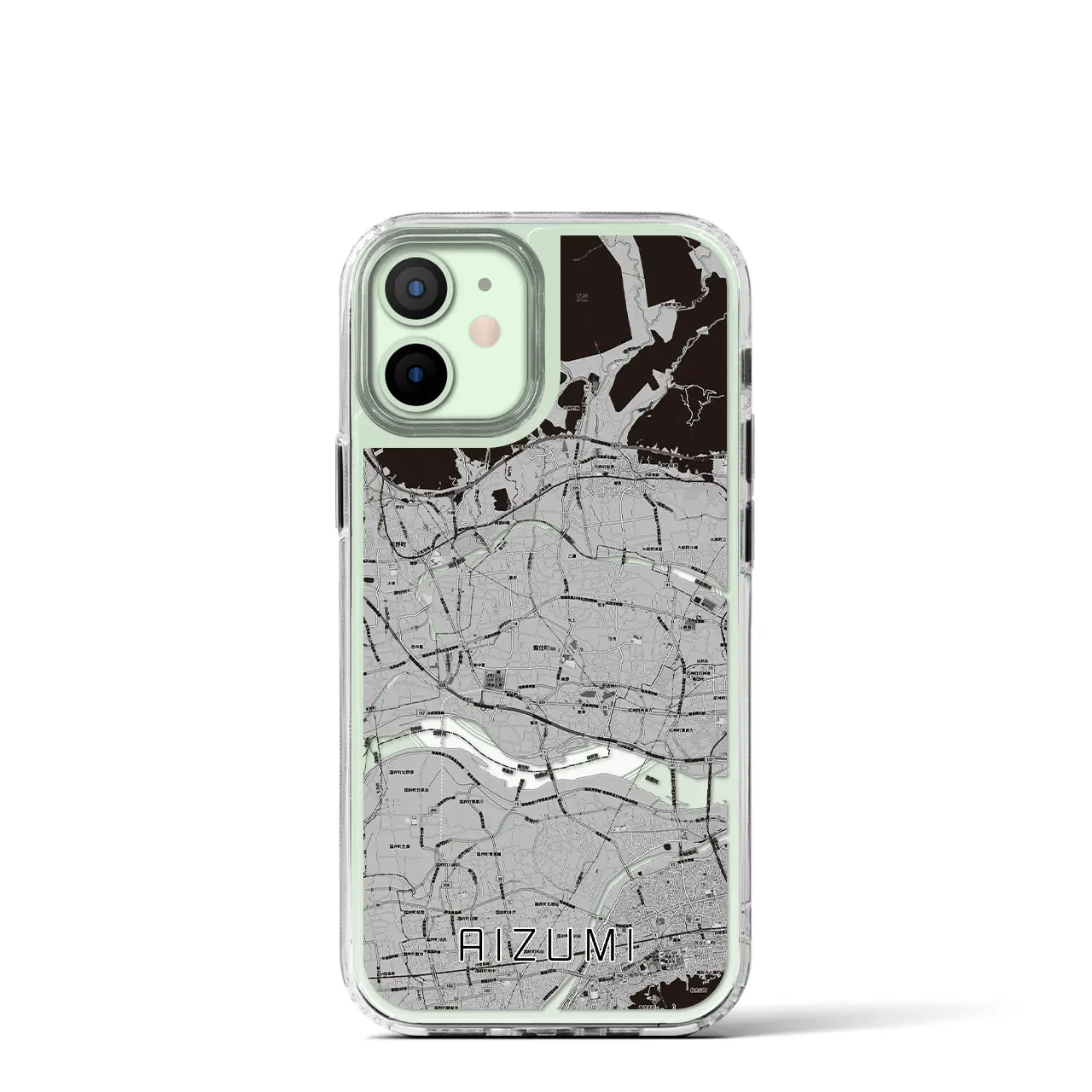 【藍住（徳島県）】地図柄iPhoneケース（MagSafeタイプ）