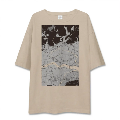 【藍住（徳島県）】地図柄ビッグシルエットTシャツ