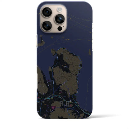 【庵治（香川県）】地図柄iPhoneケース（バックカバータイプ）