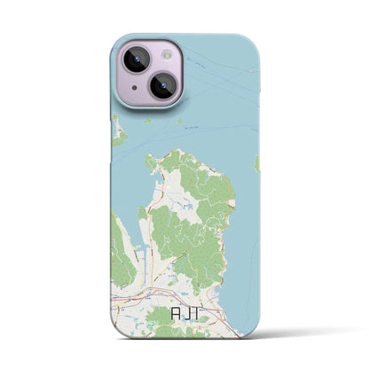 【庵治（香川県）】地図柄iPhoneケース（バックカバータイプ）